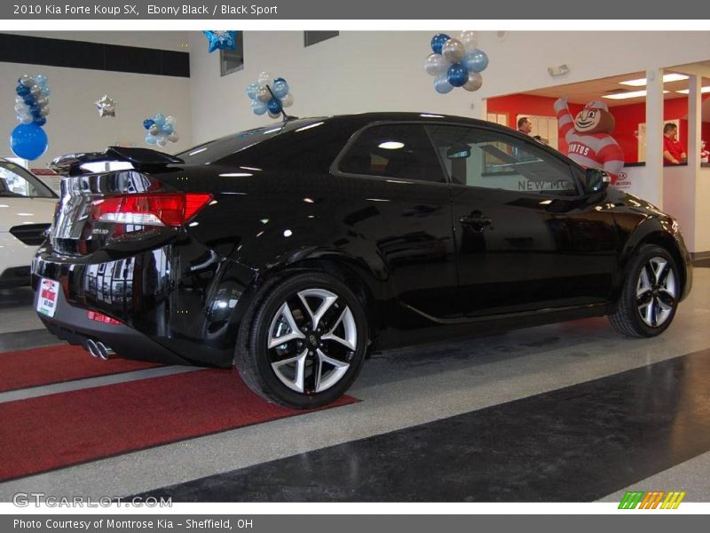 Ebony Black / Black Sport 2010 Kia Forte Koup SX