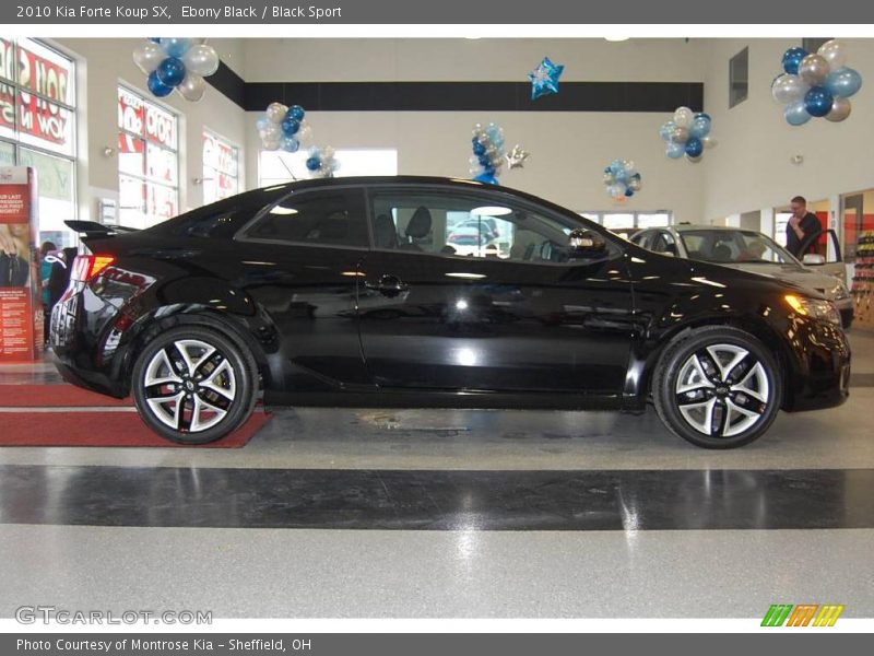 Ebony Black / Black Sport 2010 Kia Forte Koup SX