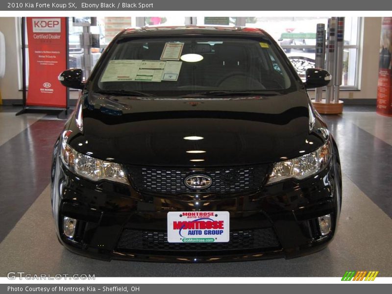Ebony Black / Black Sport 2010 Kia Forte Koup SX