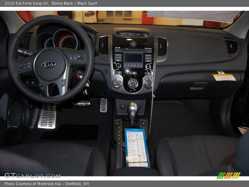 Ebony Black / Black Sport 2010 Kia Forte Koup SX