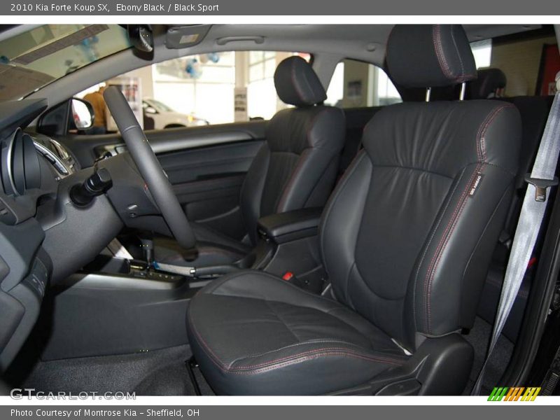 Ebony Black / Black Sport 2010 Kia Forte Koup SX