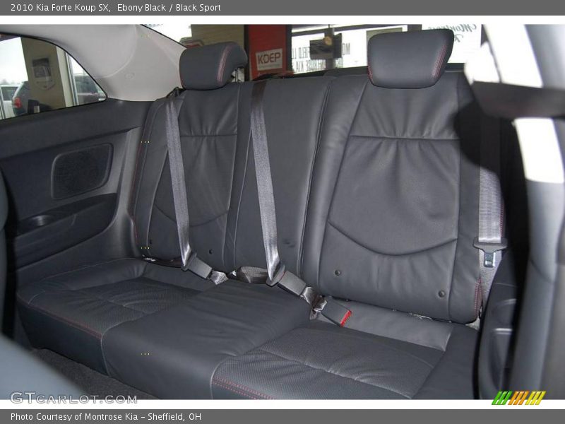 Ebony Black / Black Sport 2010 Kia Forte Koup SX