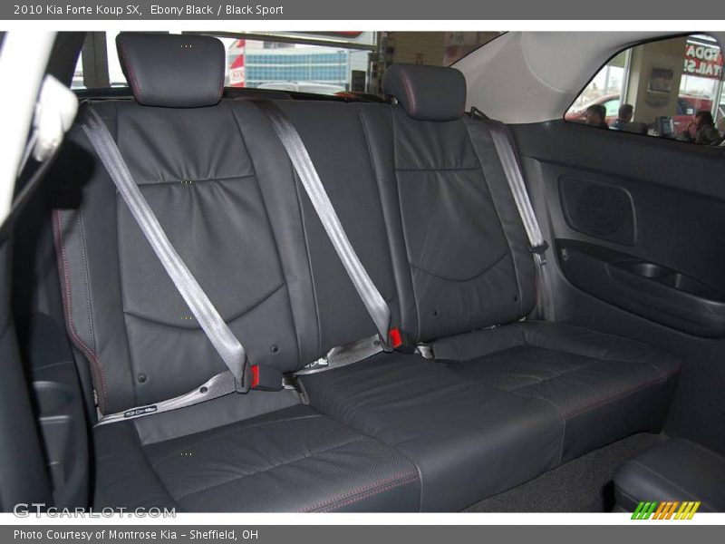 Ebony Black / Black Sport 2010 Kia Forte Koup SX
