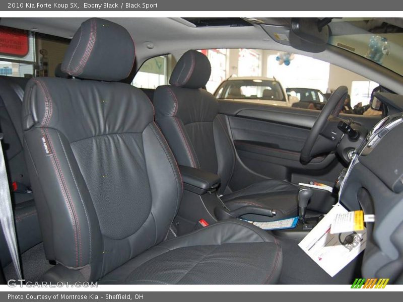 Ebony Black / Black Sport 2010 Kia Forte Koup SX