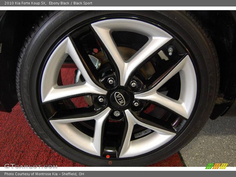 Ebony Black / Black Sport 2010 Kia Forte Koup SX