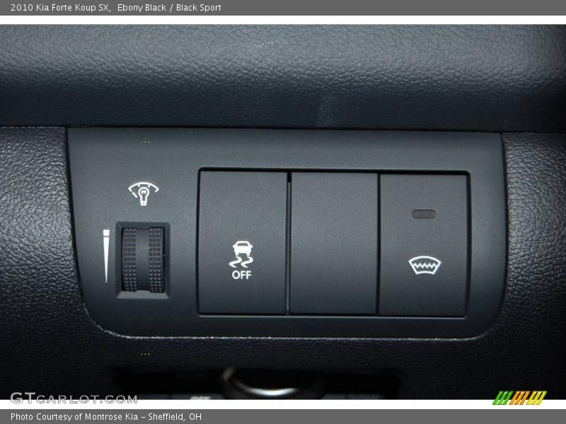 Ebony Black / Black Sport 2010 Kia Forte Koup SX