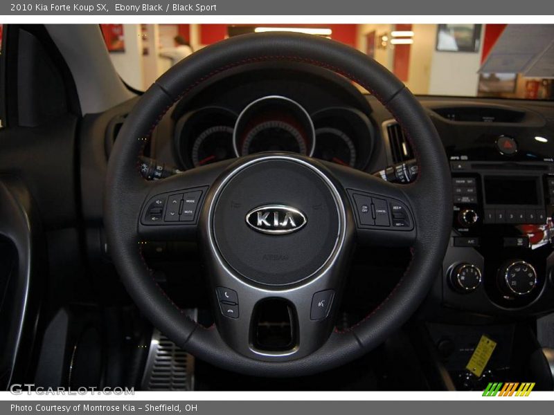Ebony Black / Black Sport 2010 Kia Forte Koup SX