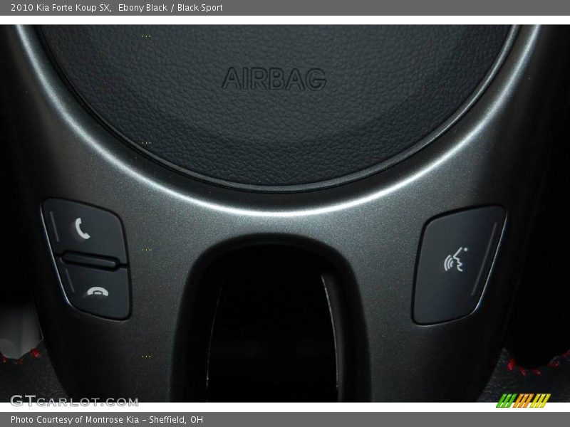 Ebony Black / Black Sport 2010 Kia Forte Koup SX