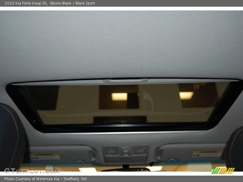 Ebony Black / Black Sport 2010 Kia Forte Koup SX