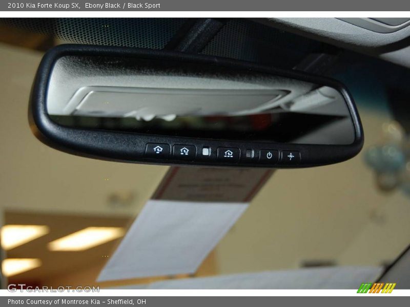 Ebony Black / Black Sport 2010 Kia Forte Koup SX