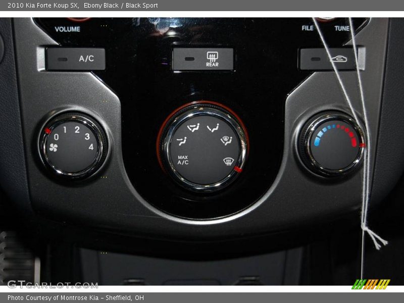 Ebony Black / Black Sport 2010 Kia Forte Koup SX