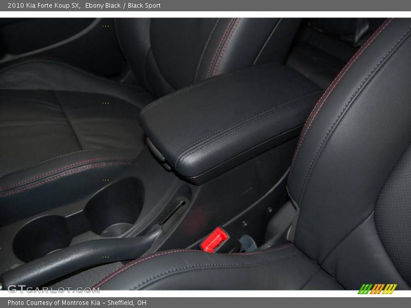Ebony Black / Black Sport 2010 Kia Forte Koup SX