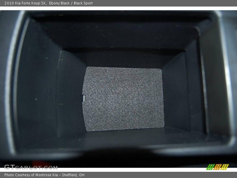 Ebony Black / Black Sport 2010 Kia Forte Koup SX