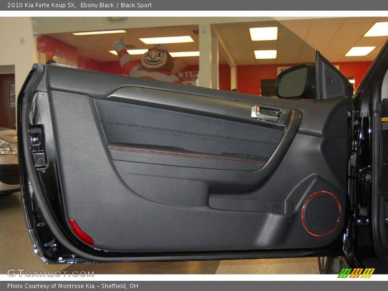 Ebony Black / Black Sport 2010 Kia Forte Koup SX