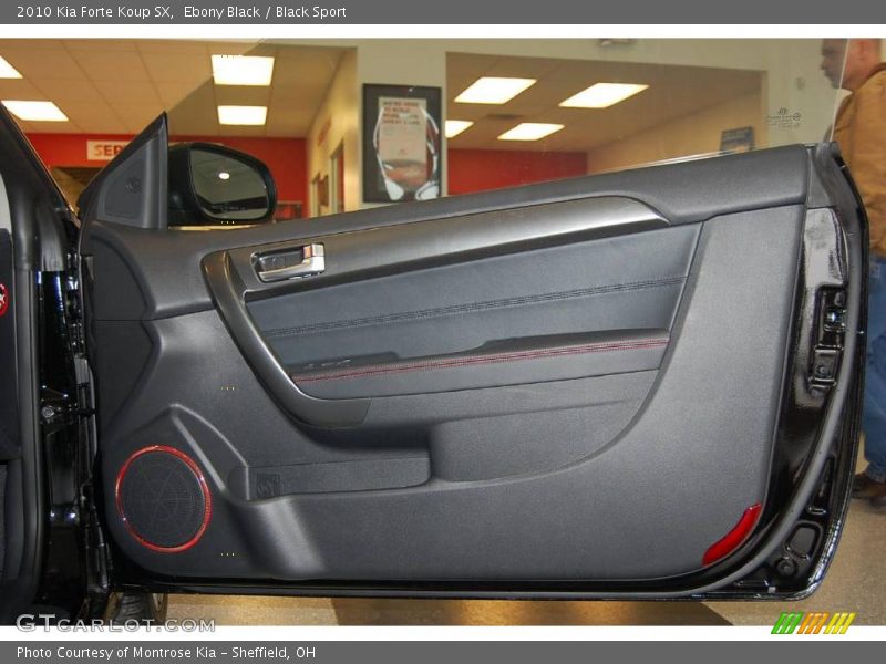 Ebony Black / Black Sport 2010 Kia Forte Koup SX