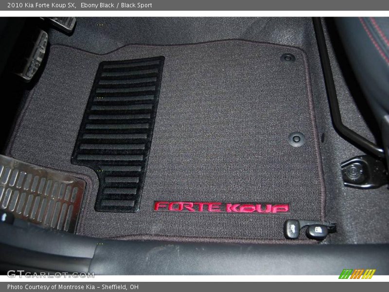 Ebony Black / Black Sport 2010 Kia Forte Koup SX