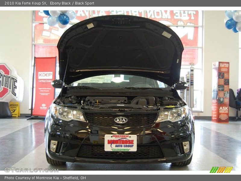Ebony Black / Black Sport 2010 Kia Forte Koup SX