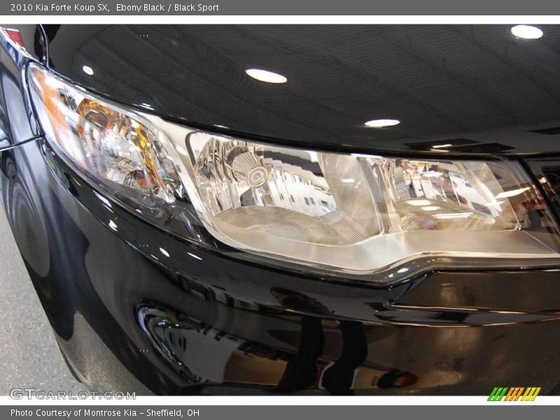 Ebony Black / Black Sport 2010 Kia Forte Koup SX