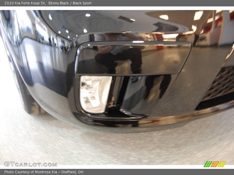 Ebony Black / Black Sport 2010 Kia Forte Koup SX