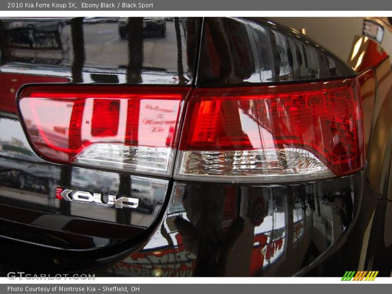 Ebony Black / Black Sport 2010 Kia Forte Koup SX