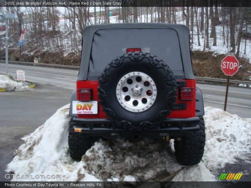 Flame Red / Dark Slate Gray 2005 Jeep Wrangler Rubicon 4x4