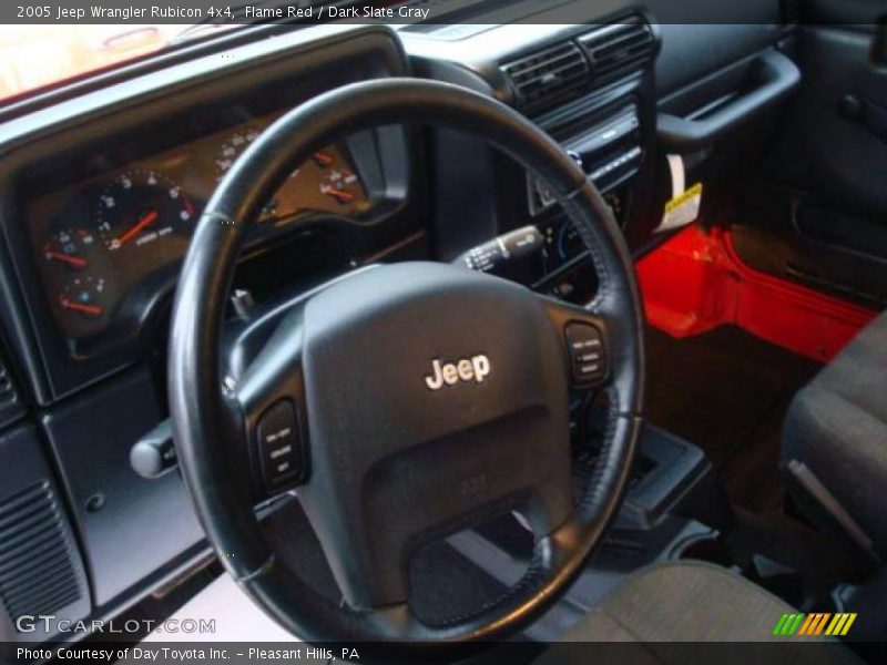 Flame Red / Dark Slate Gray 2005 Jeep Wrangler Rubicon 4x4