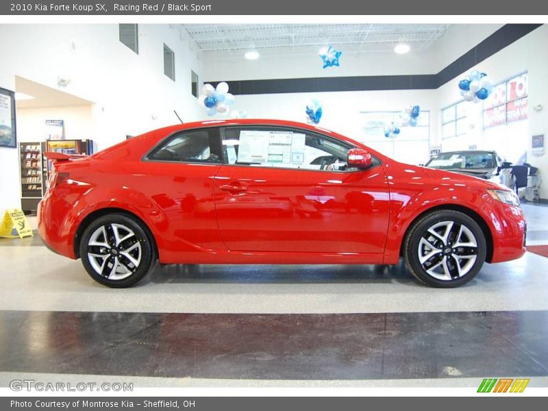 Racing Red / Black Sport 2010 Kia Forte Koup SX