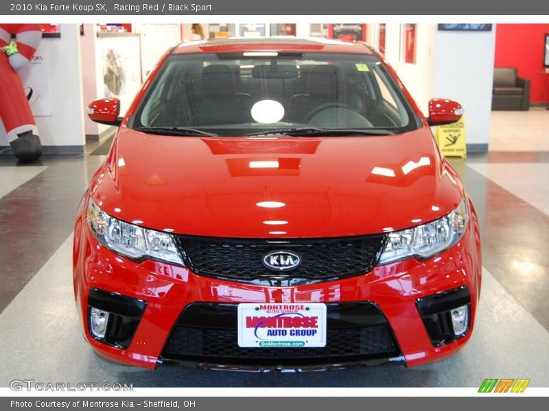 Racing Red / Black Sport 2010 Kia Forte Koup SX