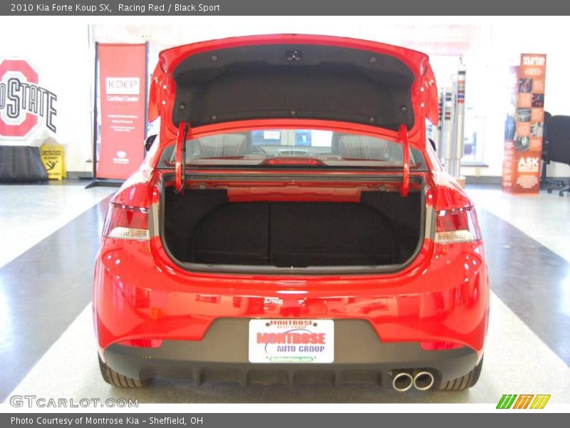 Racing Red / Black Sport 2010 Kia Forte Koup SX