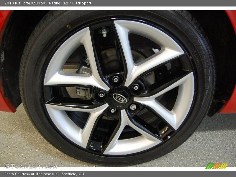 Racing Red / Black Sport 2010 Kia Forte Koup SX