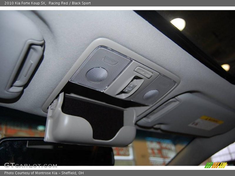 Racing Red / Black Sport 2010 Kia Forte Koup SX
