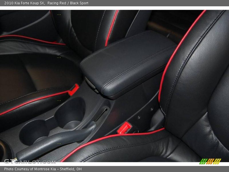 Racing Red / Black Sport 2010 Kia Forte Koup SX