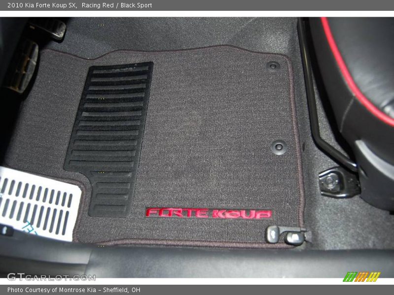 Racing Red / Black Sport 2010 Kia Forte Koup SX