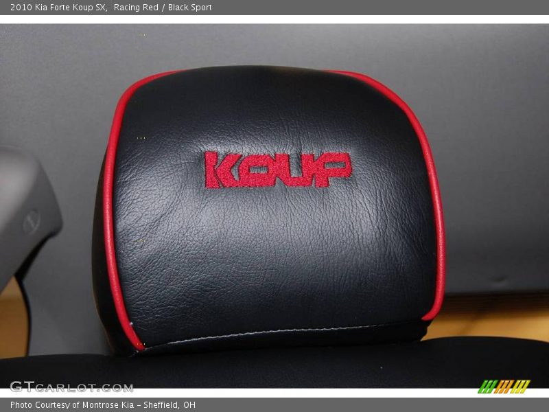 Racing Red / Black Sport 2010 Kia Forte Koup SX