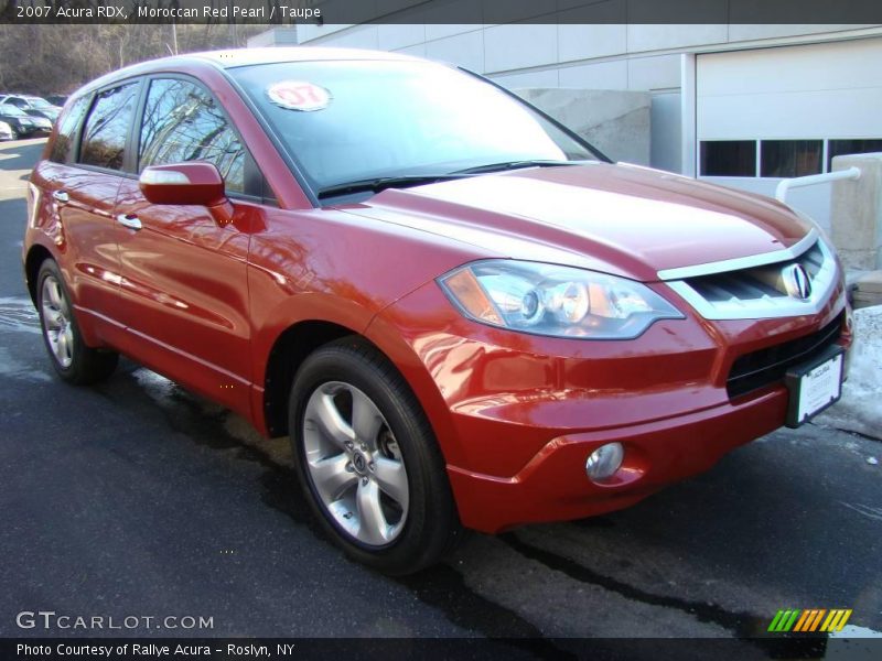 Moroccan Red Pearl / Taupe 2007 Acura RDX