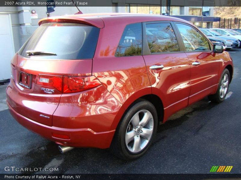 Moroccan Red Pearl / Taupe 2007 Acura RDX