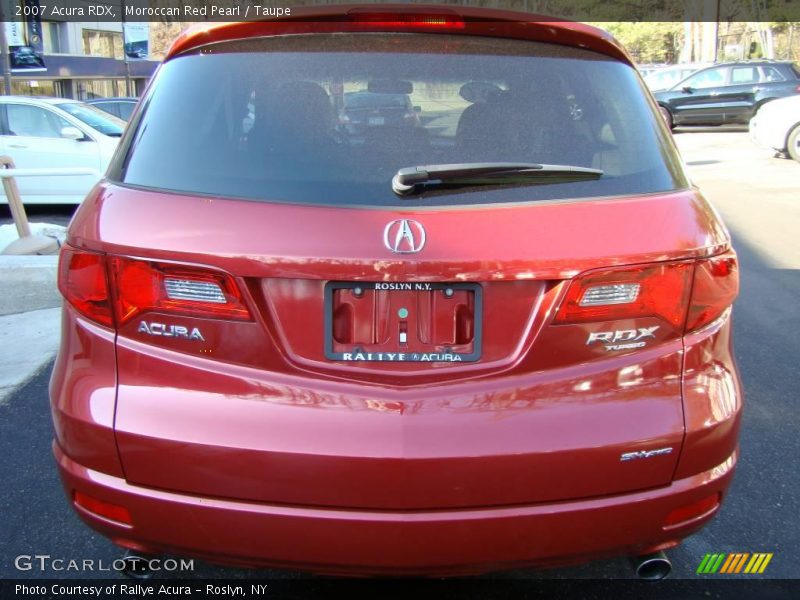 Moroccan Red Pearl / Taupe 2007 Acura RDX