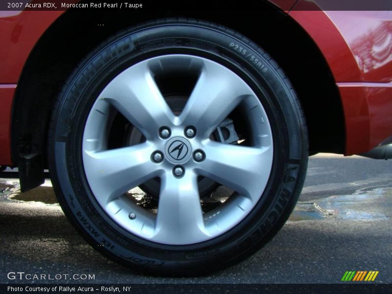 Moroccan Red Pearl / Taupe 2007 Acura RDX