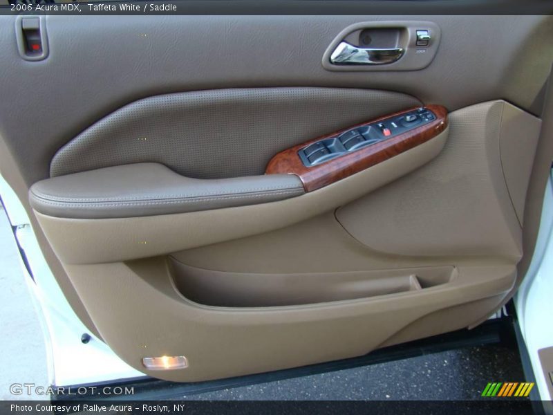 Taffeta White / Saddle 2006 Acura MDX