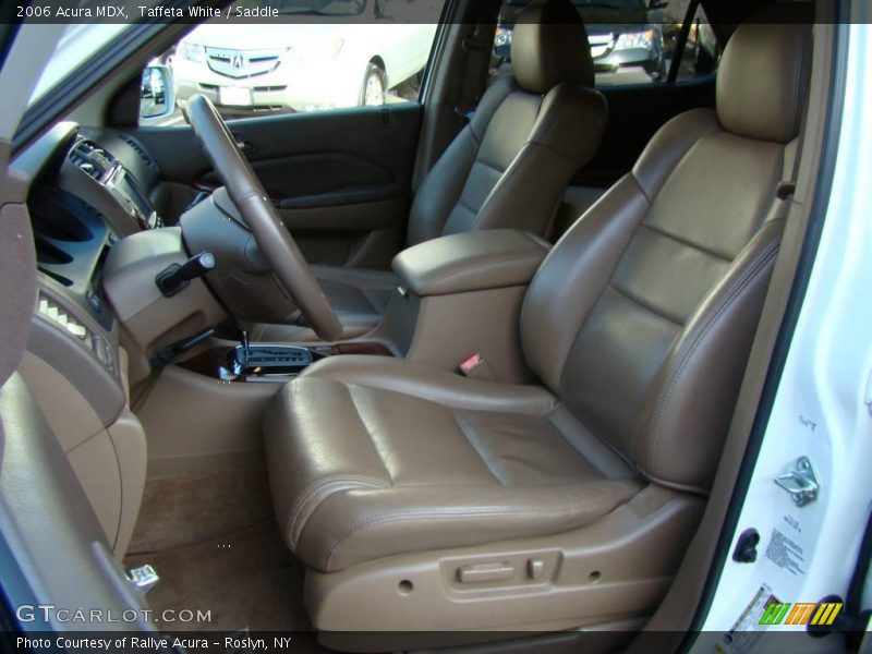 Taffeta White / Saddle 2006 Acura MDX