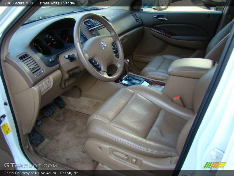 Taffeta White / Saddle 2006 Acura MDX