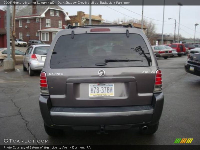 Dark Shadow Grey Metallic / Black/Light Parchment 2006 Mercury Mariner Luxury 4WD