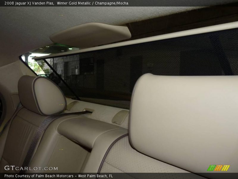 Winter Gold Metallic / Champagne/Mocha 2008 Jaguar XJ Vanden Plas