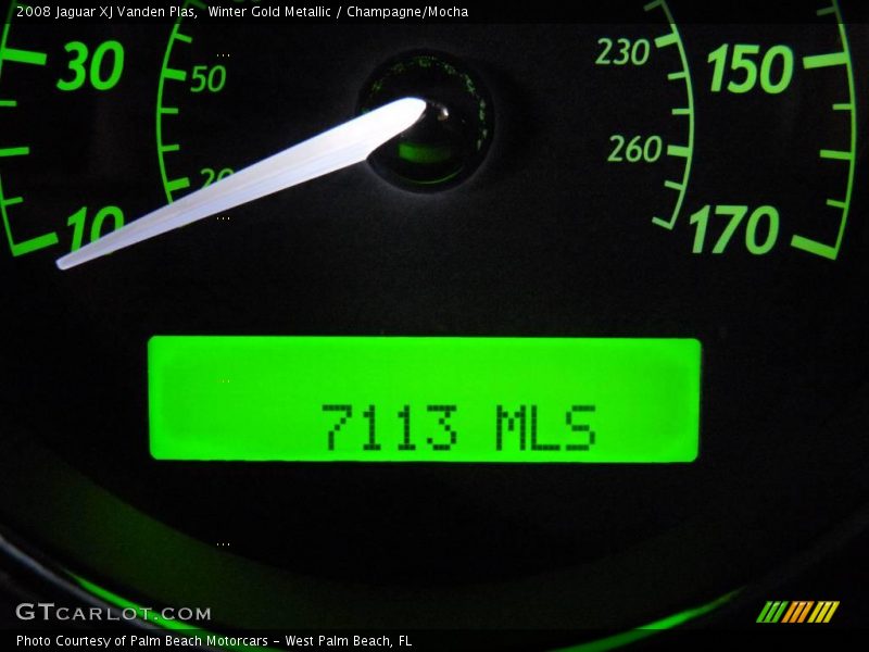 Winter Gold Metallic / Champagne/Mocha 2008 Jaguar XJ Vanden Plas