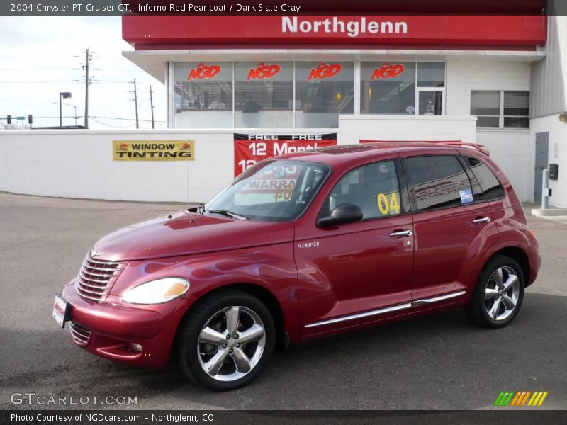 Inferno Red Pearlcoat / Dark Slate Gray 2004 Chrysler PT Cruiser GT