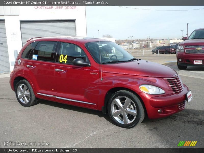 Inferno Red Pearlcoat / Dark Slate Gray 2004 Chrysler PT Cruiser GT