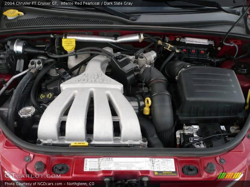 Inferno Red Pearlcoat / Dark Slate Gray 2004 Chrysler PT Cruiser GT