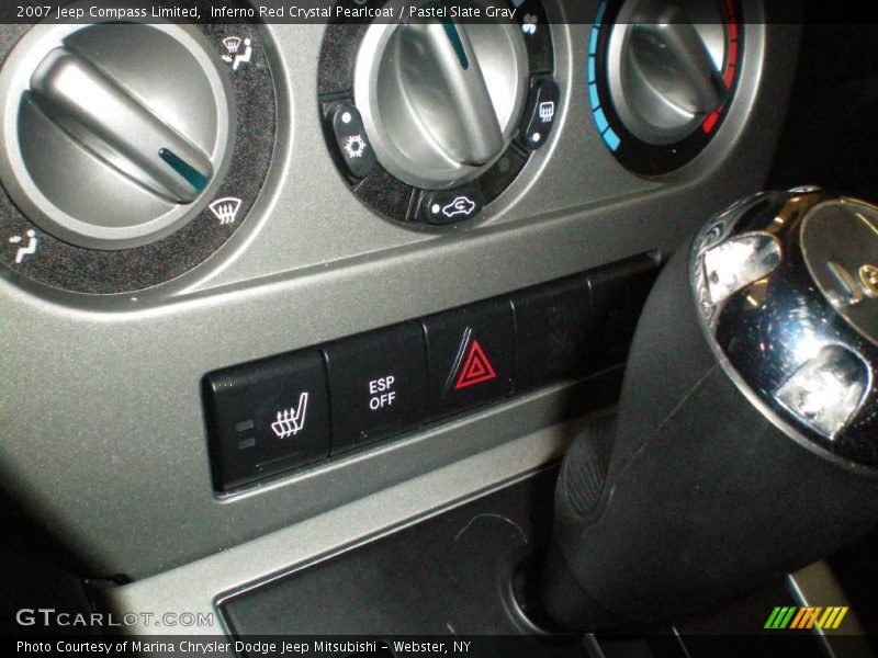 Inferno Red Crystal Pearlcoat / Pastel Slate Gray 2007 Jeep Compass Limited