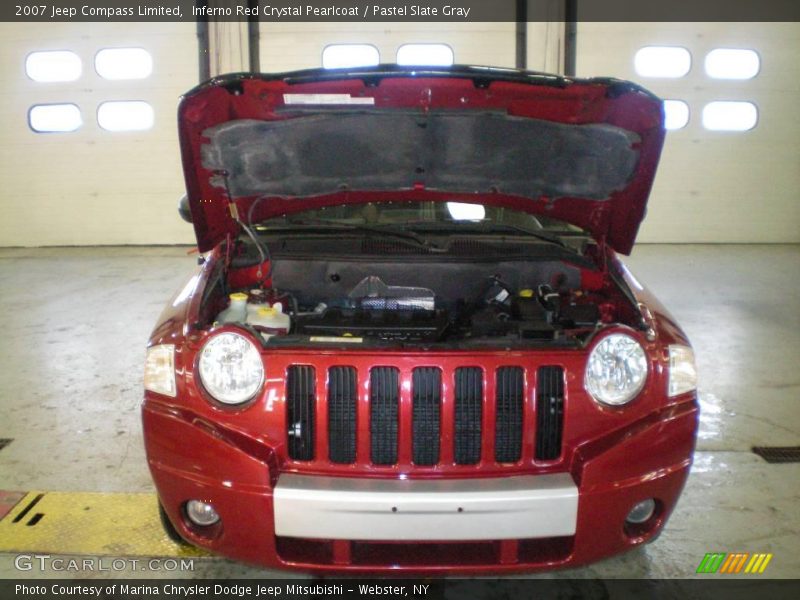 Inferno Red Crystal Pearlcoat / Pastel Slate Gray 2007 Jeep Compass Limited