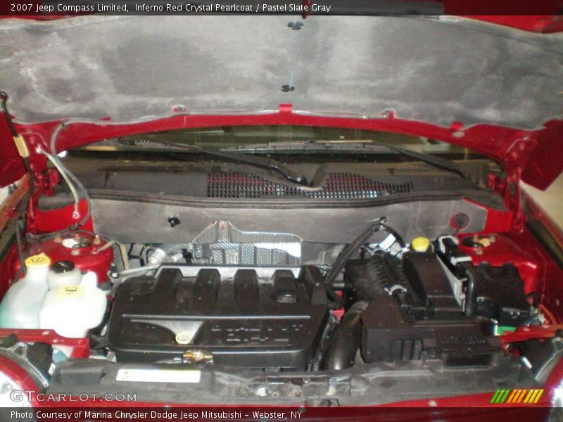 Inferno Red Crystal Pearlcoat / Pastel Slate Gray 2007 Jeep Compass Limited